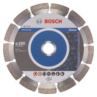 Disc diamantat piatra Bosch STANDARD, 180x22.23x2mm