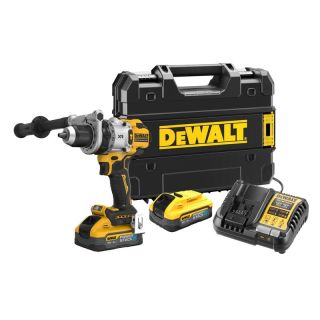 Masina de gaurit si insurubat cu percutie Dewalt DCD1007H2T, cu acumulator
