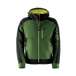 Jacheta Kapriol DYNAMIC softshell, verde, mas. M
