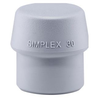 Cap de rezerva Halder Simplex TPE mediu gri 30 mm