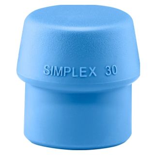 Cap de rezerva Halder Simplex TPE moale albastru 30 mm