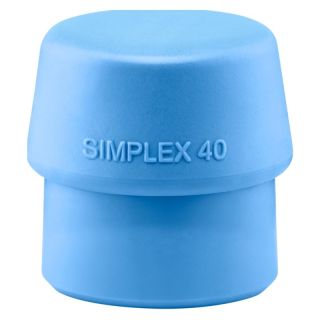 Cap de rezerva Halder Simplex TPE moale albastru 40 mm