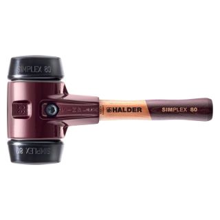 Ciocan Halder Simplex cauciuc compozit carcasa din fonta 80 mm