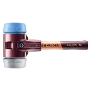 Ciocan Halder Simplex TPE moale TPE mediu carcasa din fonta 80 mm
