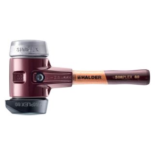 Ciocan Halder Simplex cauciuc compozit metal moale carcasa din fonta 80 mm