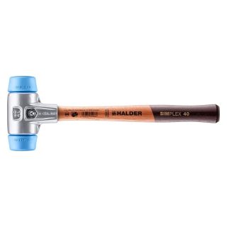 Ciocan Halder Simplex TPE moale carcasa din aluminiu si coada din lemn de inalta calitate 40 mm