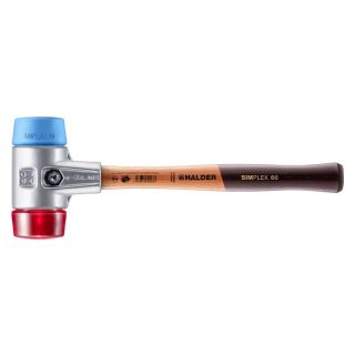 Ciocan Halder Simplex TPE moale plastic carcasa din aluminiu 60 mm