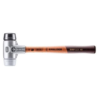 Ciocan Halder Simplex cauciuc compozit TPE mediu carcasa din aluminiu 40 mm