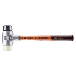 Ciocan Halder Simplex cauciuc compozit nylon carcasa din aluminiu 40 mm
