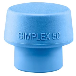 Cap de rezerva Halder Simplex TPE moale albastru 50 mm