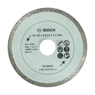 Disc diamantat ceramica Bosch CERAMIC, 110x22.23x1.7mm