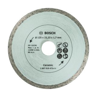 Disc diamantat ceramica Bosch CERAMIC, 125x22.23x1.7mm