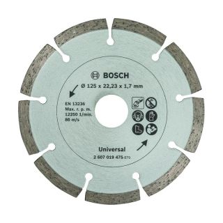 Disc diamantat multi-material Bosch UNIVERSAL, 125x22.23x2mm