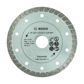 Disc diamantat multi-material Bosch UNIVERSAL TURBO, 125x22.23x2mm