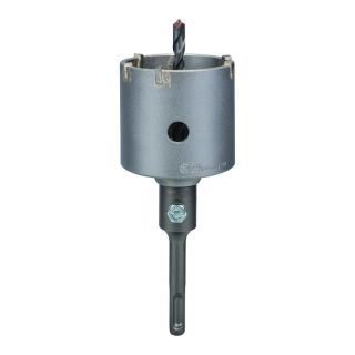 Carota carbura HSS Bosch Cutter, SDS Plus 5 Core, 68x54/72mm, adaptor si burghiu centrare