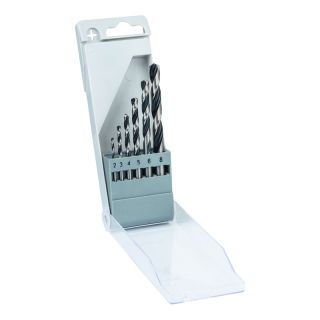 Set burghie pentru metal Bosch HSS PointTeQ, cilindrica, 2-8mm, 6 bucati