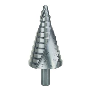 Burghiu in trepte Bosch, HSS, cilindrica, 6-39mm, 12 trepte