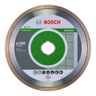 Disc diamantat ceramica/marmura/zidarie Bosch STANDARD, 180x25.4x1.6mm