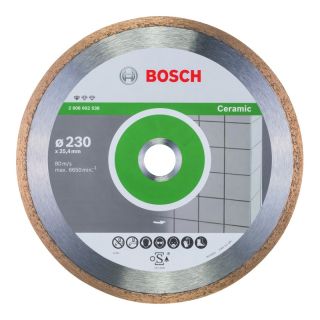 Disc diamantat ceramica/marmura/zidarie Bosch STANDARD, 230x25.4x1.6mm