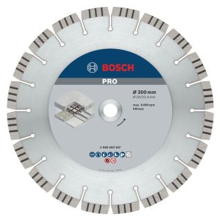 Disc diamantat beton/beton armat Bosch PRO, 300x25.4x2.8mm