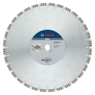 Disc diamantat beton/beton armat Bosch PRO, 450x25.4x3.6mm