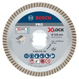 Disc diamantat ceramica/marmura Bosch PRO, 125x22.23x1.4mm