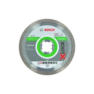Disc diamantat ceramica/zidarie Bosch STANDARD, X-Lock, 125x22.23x1.6mm