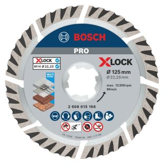 Disc diamantat multi-material Bosch PRO, 125x22.23x1.6mm