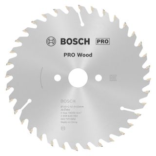 Panza fierastrau circular Bosch PRO Wood, 150x20x2.4/1.4mm, 36 dinti