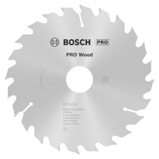 Panza fierastrau circular Bosch PRO Wood, 165x30x2.6/1.6mm, 24 dinti