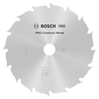 Panza fierastrau circular Bosch PRO Construct Wood, 235x30|25.4x2.8/1.8mm, 16 dinti