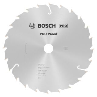 Panza fierastrau circular Bosch PRO Wood, 190x20x2.4/1.6mm, 24 dinti