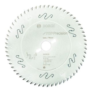 Panza fierastrau circular Bosch Best for Wood, 250x30x3.2/2.2mm, 60 dinti