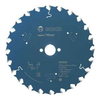 Panza fierastrau circular Bosch EXPERT for Wood, 165x20x2.6/1.6mm, 24 dinti