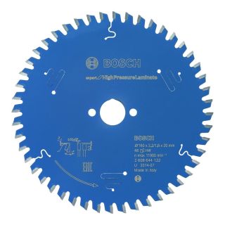 Panza fierastrau circular Bosch EXPERT for High Pressure Laminate, 160x20x2.2/1.6mm, 48 dinti