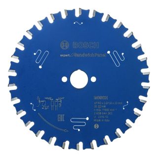 Panza fierastrau circular Bosch EXPERT for Sandwich Panel, 160x20x2/1.6mm, 30 dinti