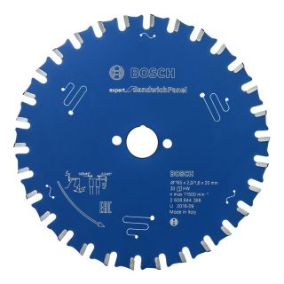 Panza fierastrau circular Bosch EXPERT for Sandwich Panel, 165x20x2/1.6mm, 30 dinti