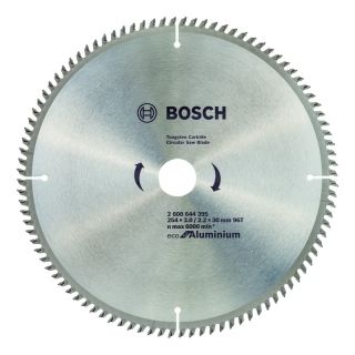 Panza fierastrau circular Bosch Eco for Aluminium, 254x30x3/2.2mm, 96 dinti