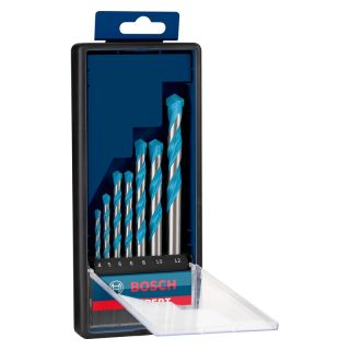 Set burghie multi-material Bosch Expert MultiConstruction CYL-9, cilindrica, 4-12mm, 7 bucati