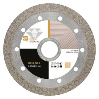 Disc diamantat ceramica/piatra Smart Quality CERAMIX 7S, 125x22.23mm