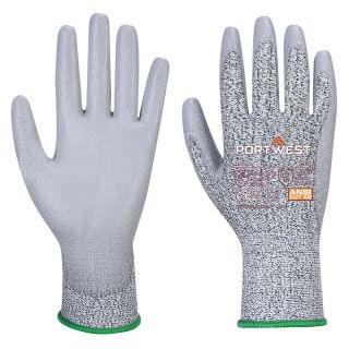 Manusi protectie taiere Portwest LR CUT PU PALM, gri, mas. XL