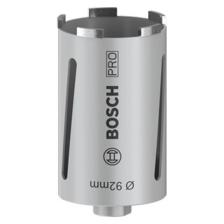 Carota diamantata Bosch PRO Core Cutter Dry, prindere G 1/2", 92x150mm