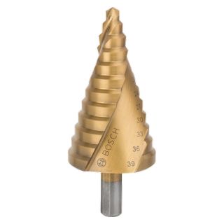 Burghiu in trepte Bosch HSS-TiN, 3 laturi, 6-39mm