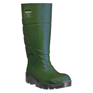 Cizme cu bombeu Portwest PU SAFETY WELLINGTON, S5 CI FO, verde, mas. 43