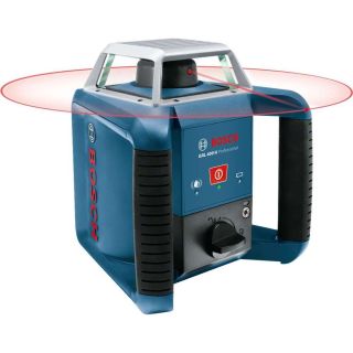 Nivela laser rotativa Bosch GRL 400 H, laser rosu, 20/400m + rigla GR 2400 + stativ BT 152