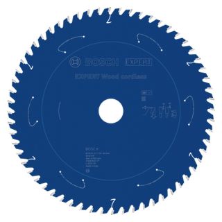 Panza fierastrau circular Bosch EXPERT Wood cordless, 254x30x2.1/1.6mm, 60 dinti