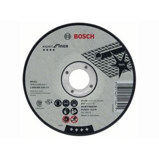 Disc taiere inox Bosch PRO, 125x22.23x2mm