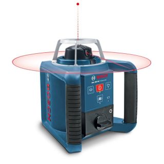 Nivela laser rotativa Bosch GRL 300 HV, laser rosu, 60/300m + rigla GR 240 + stativ BT 300 HD
