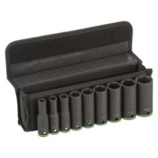 Set cap chei tubulare Bosch Impact Control, 1/2", 10-27mm, 9 bucati