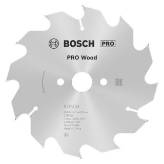Panza fierastrau circular Bosch PRO Wood, 150x20x2.4/1.4mm, 12 dinti